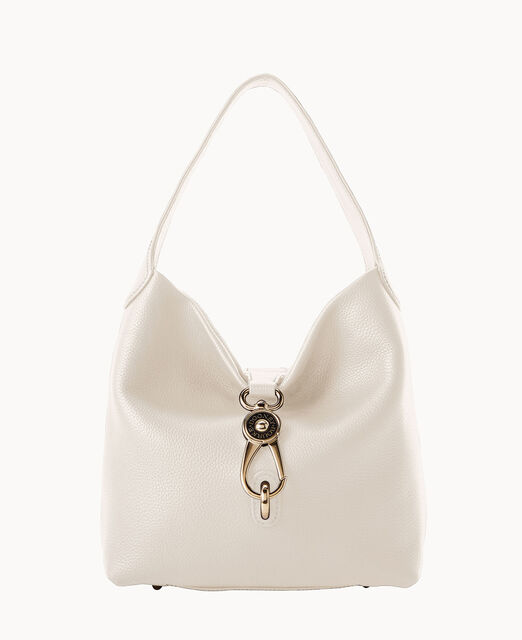 Pebble Grain Small Logo Lock Sac