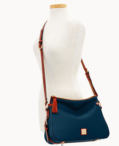 Pebble Grain Scarlett Crossbody Sac