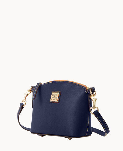 Saffiano Mini Domed Crossbody