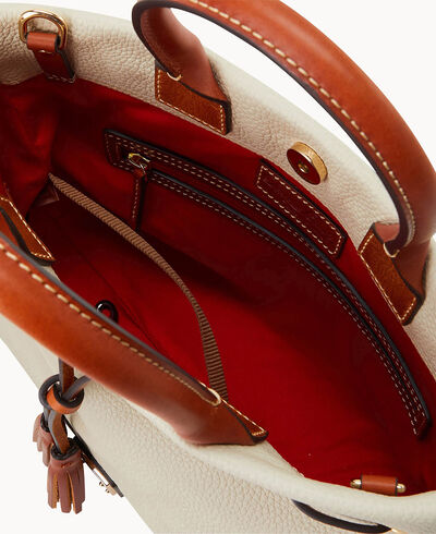 Pebble Grain Tassel Tote