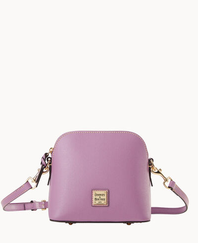 Saffiano Domed Crossbody