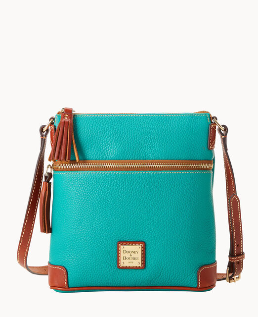 Pebble Grain Small Tassel Crossbody