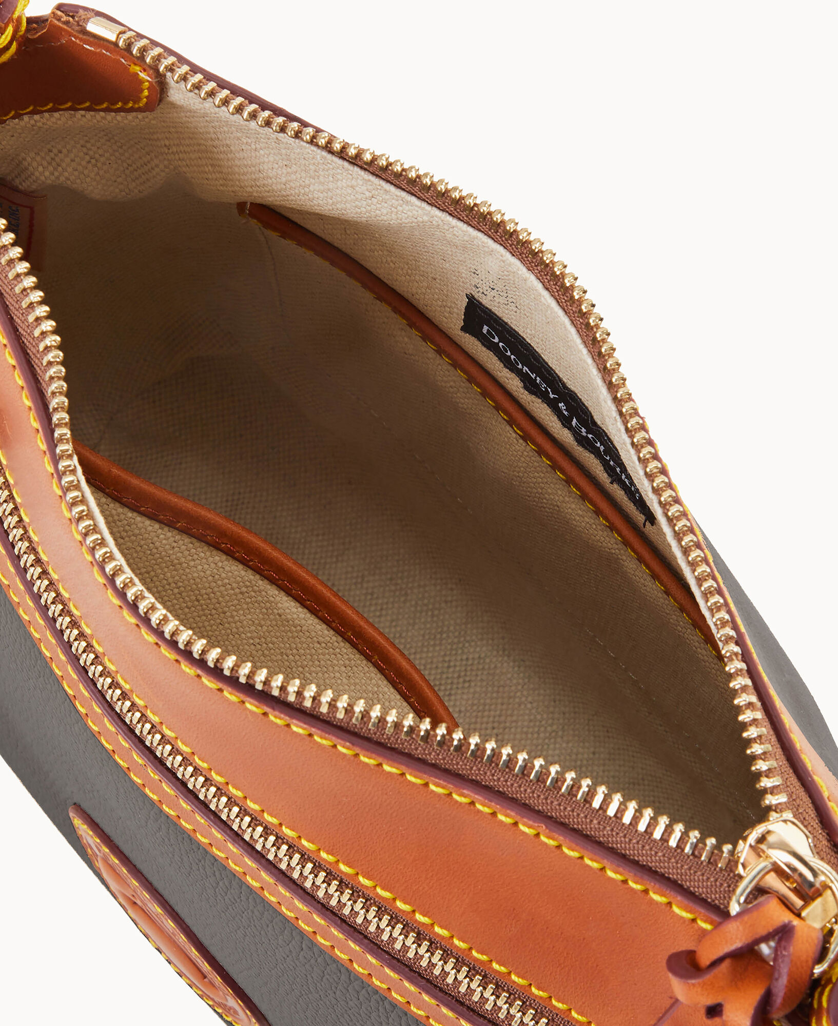 Dkny Leather Zip-top Shoulder Bag