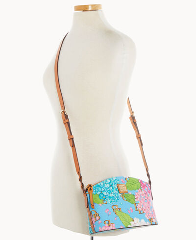Hydrangea Monogram Penny Crossbody