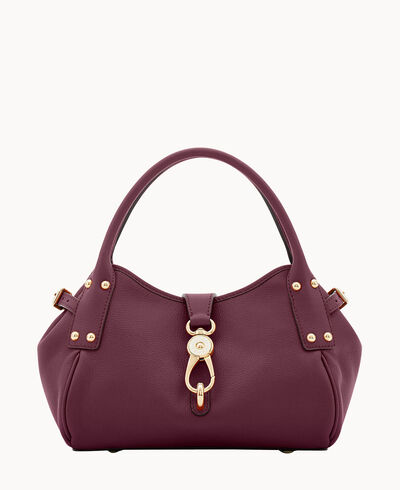 Belvedere Small Logo Lock Satchel