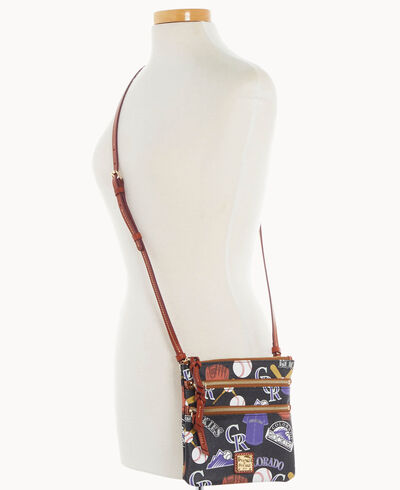 MLB Rockies North South Triple Zip Crossbody