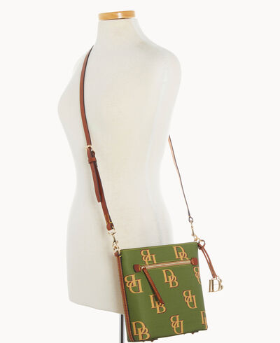 Monogram Zip Crossbody