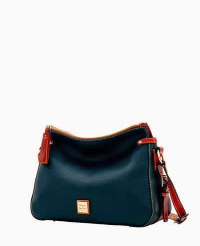 Pebble Grain Scarlett Crossbody Sac
