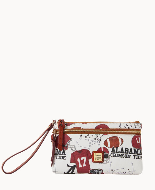 Collegiate University of Alabama Double Zip Wristlet