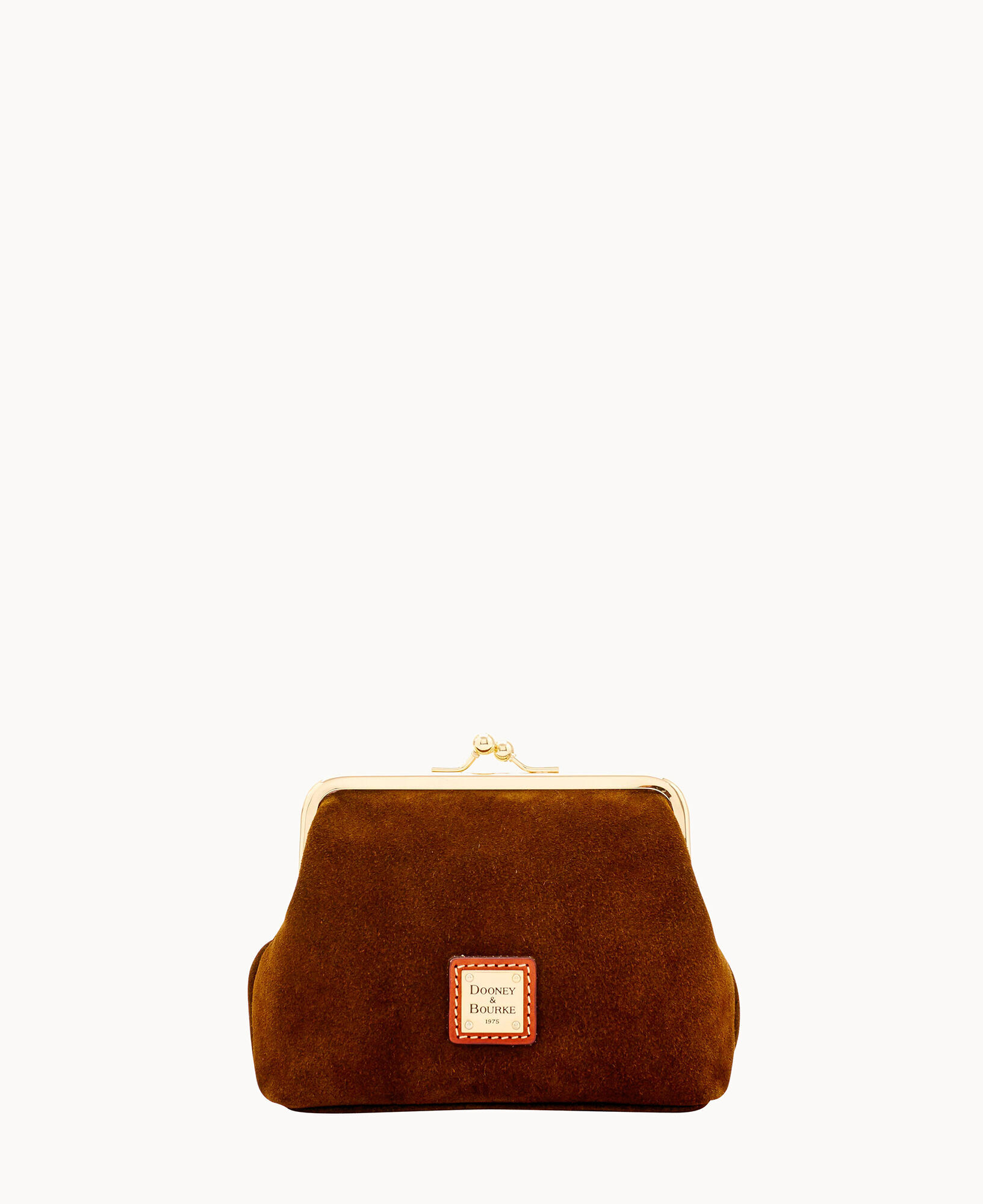 Suede coin pouch top