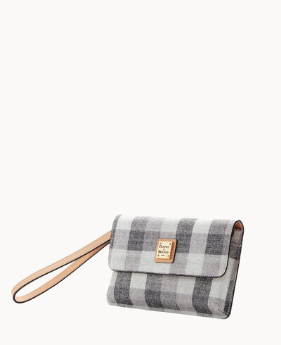 Quadretto Check Milly Wristlet