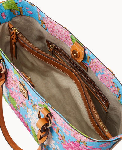 Hydrangea Monogram Nelly Tote