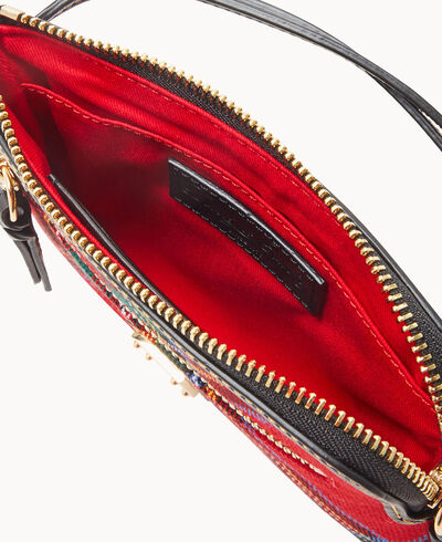 Tartan Zip Around Wristlet