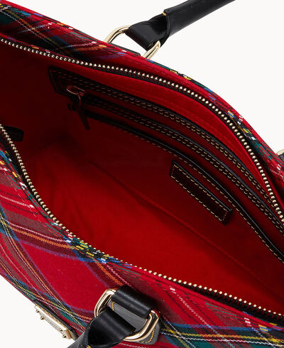 Tartan Top Handle Tote