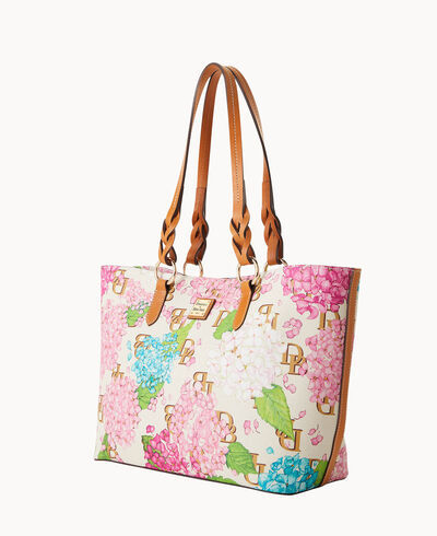 Hydrangea Monogram Nelly Tote