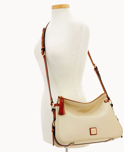 Pebble Grain Scarlett Crossbody Sac