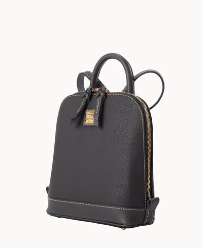 Pebble Grain Small Zip Pod Backpack