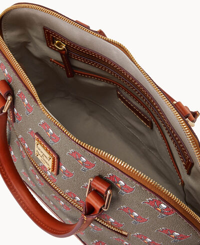 NFL Buccaneers Domed Zip Satchel