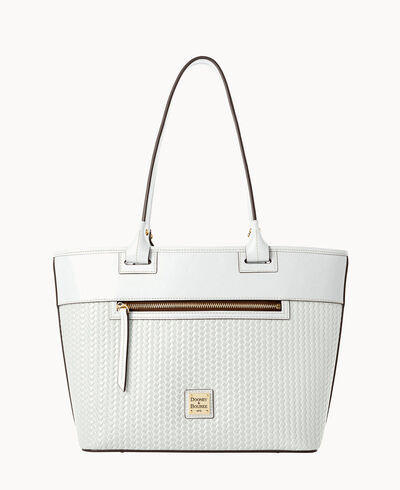 Beacon Woven Zip Tote