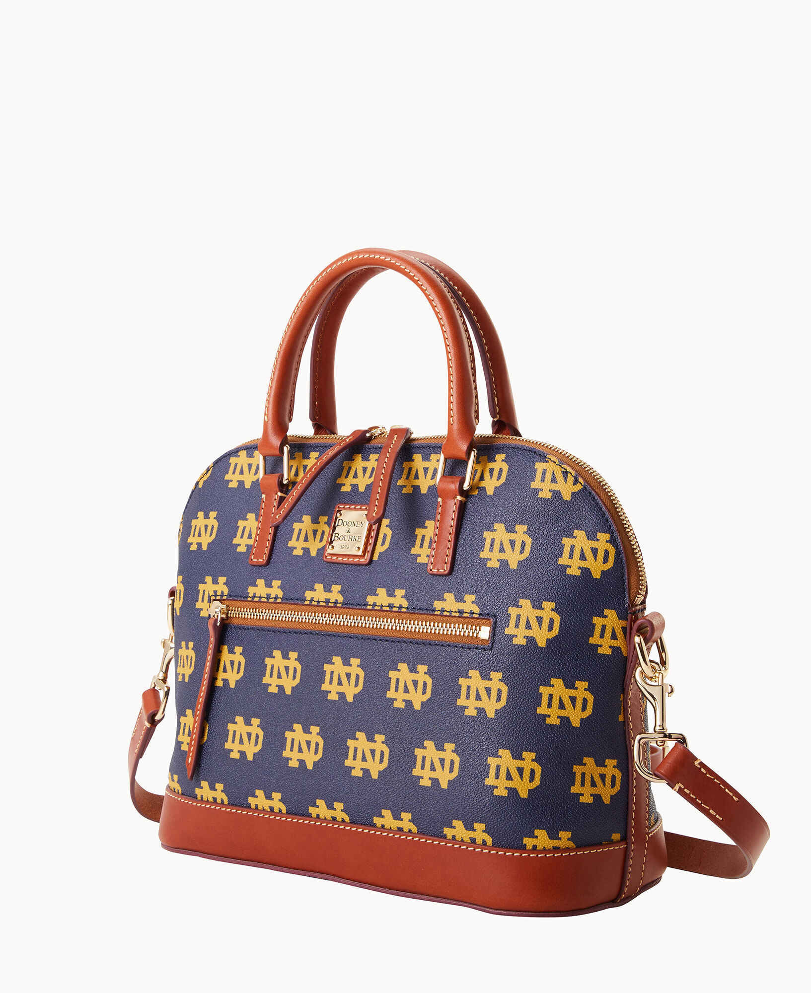 Dooney & Bourke Notre Dame Domed Zip Satchel