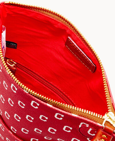 MLB Indians Foldover Crossbody