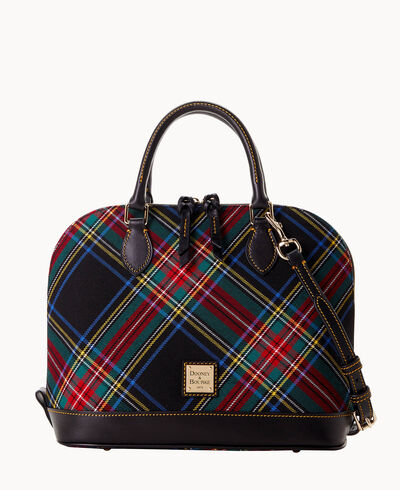 Tartan Zip Zip Satchel