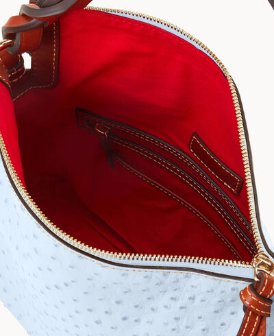 Ostrich Twist Strap Hobo