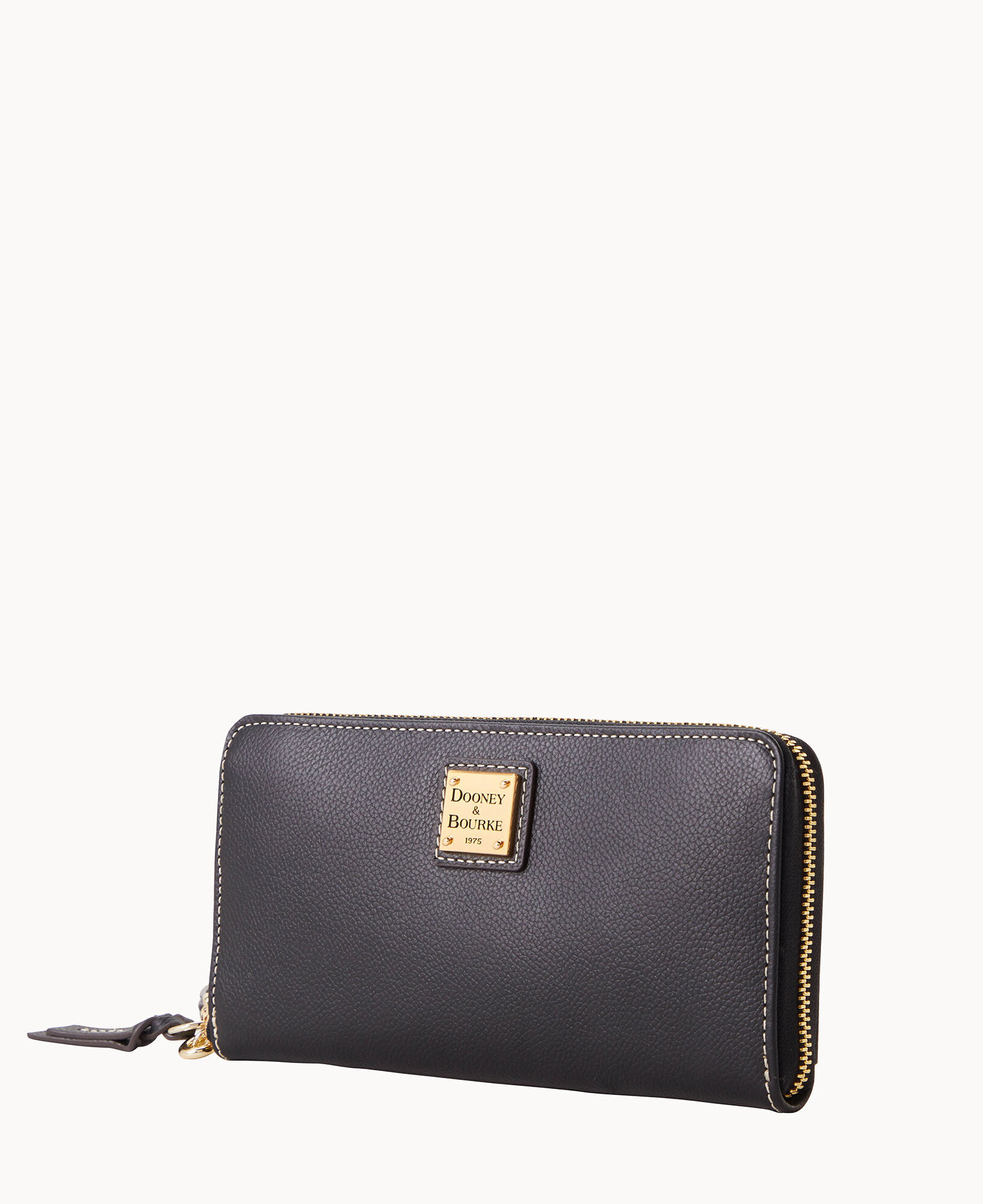Dooney & bourke pebble grain large zip around wristlet clearance