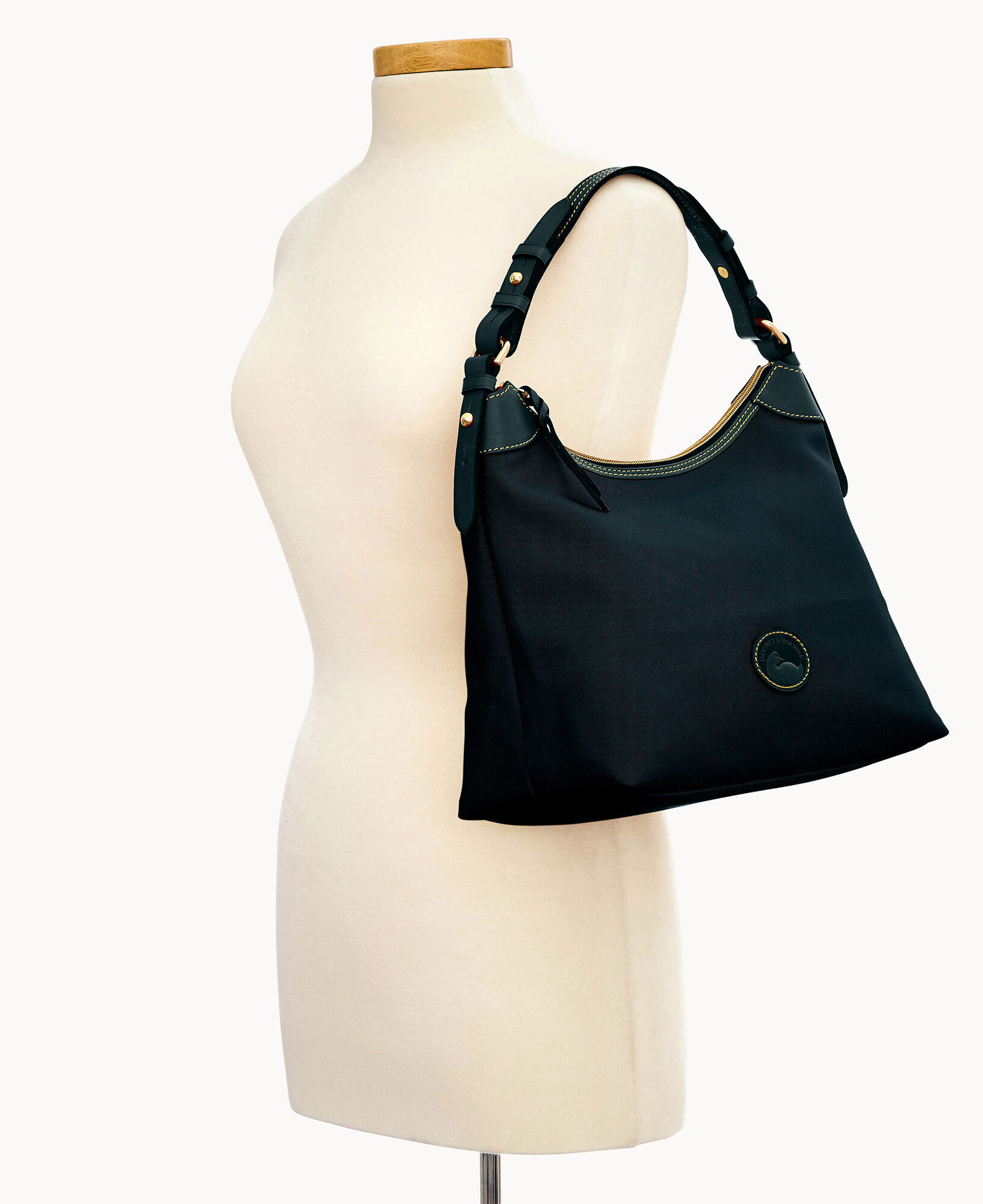 Dooney & Bourke Black Nylon Shopper