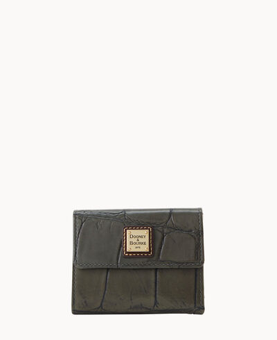 Denison Small Flap Credit Card Wallet