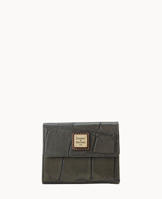 Denison Small Flap Credit Card Wallet