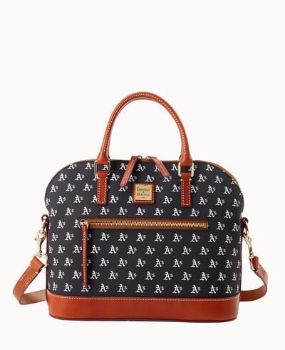 MLB Athletics Domed Zip Satchel