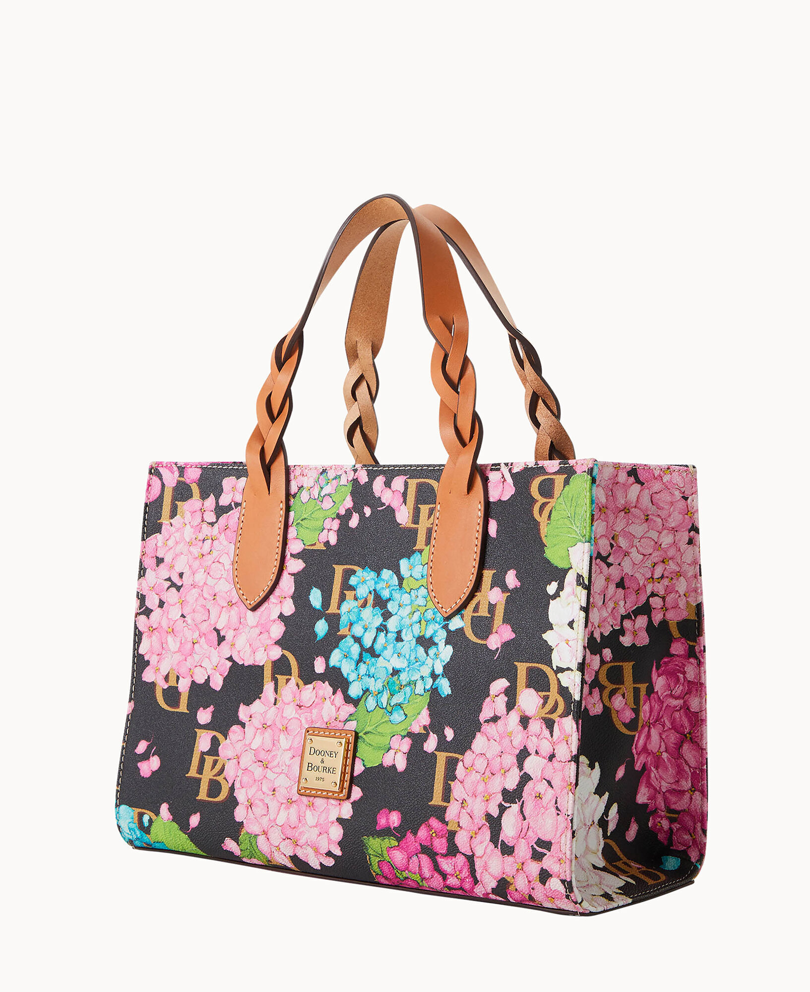 Dooney Bourke Hydrangea Monogram Gia Satchel