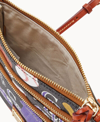 MLB Rockies North South Triple Zip Crossbody