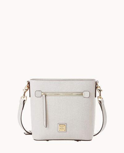 Saffiano Small Zip Crossbody