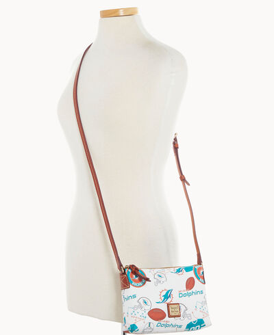 NFL Dolphins Crossbody Pouchette