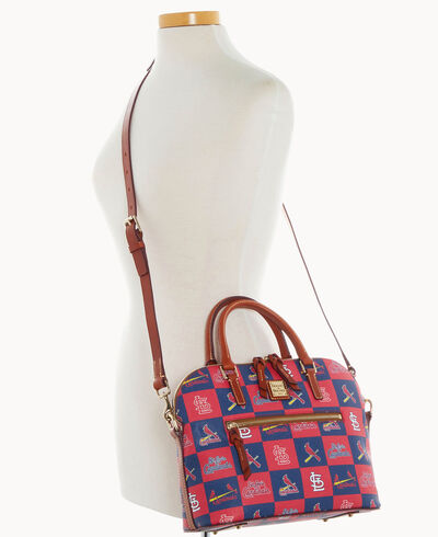 MLB Cardinals Domed Zip Satchel