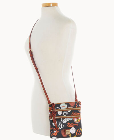 MLB Orioles North South Triple Zip Crossbody