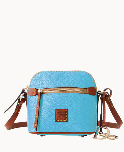 Pebble Grain Mini Domed Crossbody
