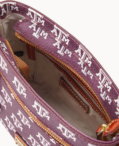 Collegiate Texas AM University Small Zip Crossbody