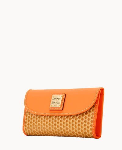 Beacon Woven Continental Clutch