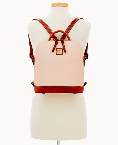 Pebble Grain Zip Pod Backpack
