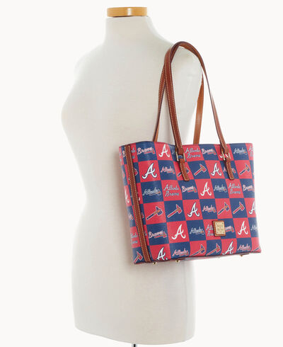 MLB Braves Zip Tote