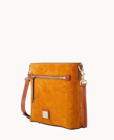 Suede Zip Crossbody