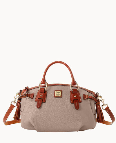 Pebble Grain Medium Mail Satchel