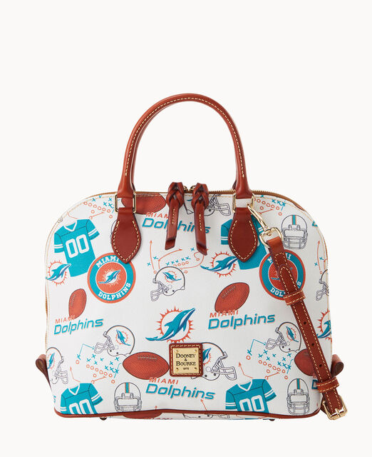 NFL Dolphins Zip Zip Satchel