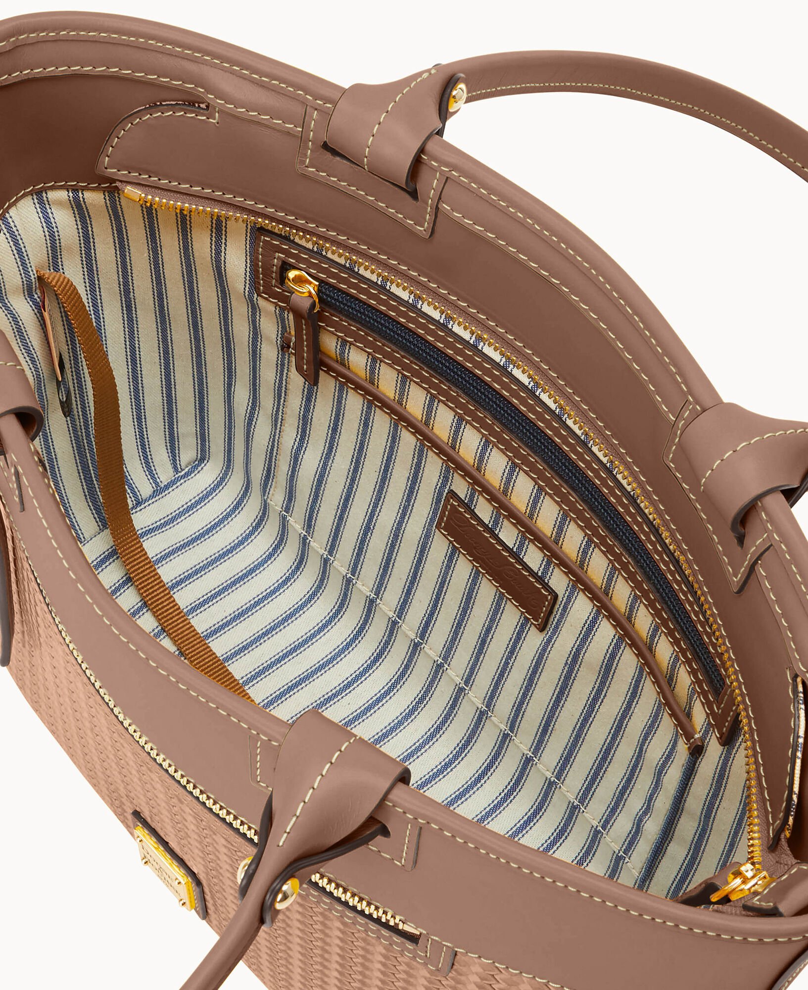 Dooney and bourke beacon zip tote top
