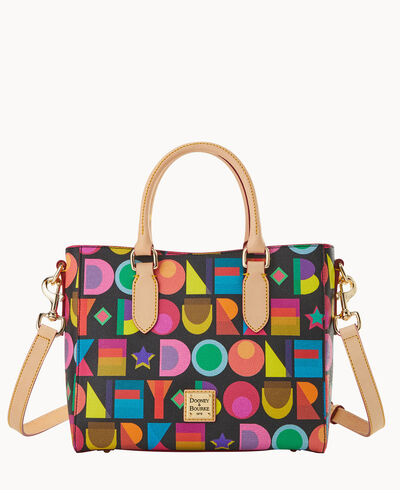Art Deco Top Handle Tote