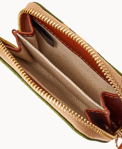Monogram Zip Around Credit Card Case