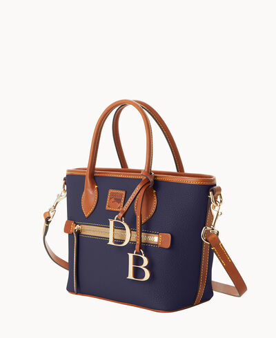 Pebble Grain Small Handle Tote